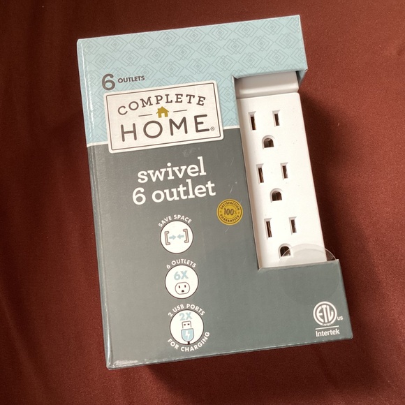 Complete Home Swivel 6 Outlet New - Picture 10 of 11